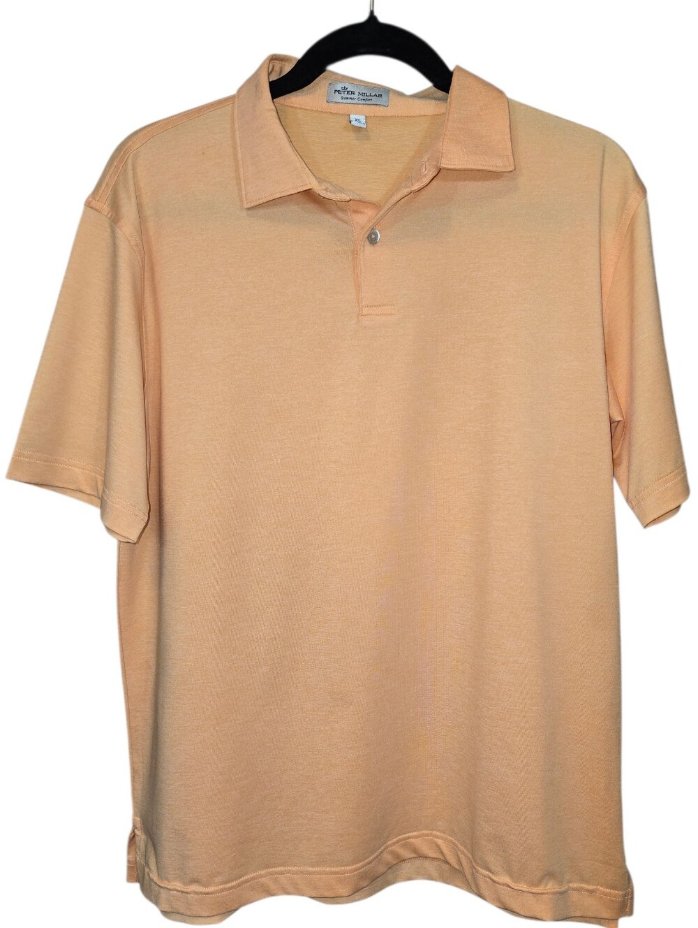 Peter Millar Summer Comfort Polo Shirt Stretch Performance Golf Peach Boys XL
